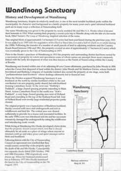 Wandinong Sanctuary: History and development of Wandinong