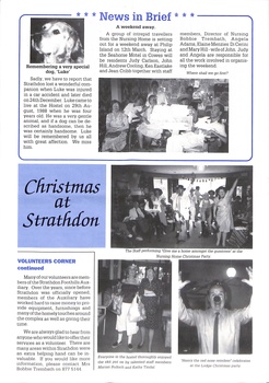 Newsletter of Strathdon Community covering activities and staff news - page 4