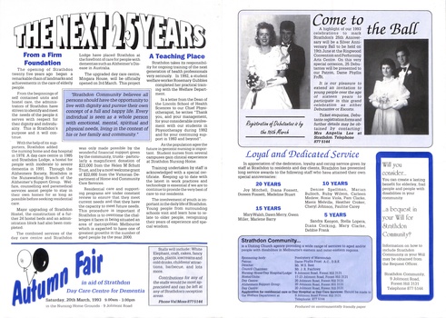 Newsletter of Strathdon Community covering activities and staff news - page 5 and 6