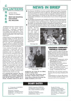 Newsletter of Strathdon Community covering activities and staff news - page 4.  
