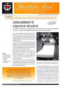 Newsletter of Strathdon Community covering activities and staff news.    