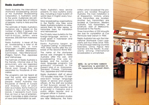 A description on Australia radio services, history, coverage, operations and staff number - page 4