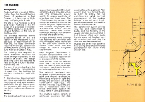 The building background and layout plan - page 6