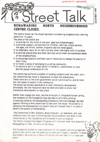  Nunawading North Neighbourhood Centre closes due to funding cutbacks.   