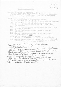 From Lilydale Historical Society - a short history of the coach lines from 1862 - 1876.