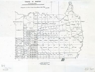 Parish plan of Nunawading, Lands Department, 1864