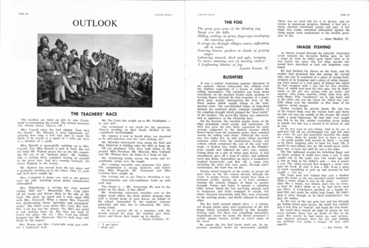 1966 school magazine of Nunawading High School.  P26-27