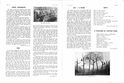 1966 school magazine of Nunawading High School.  Pg 30-31