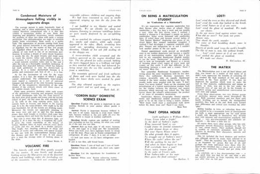 1966 school magazine of Nunawading High School.  Pg 32-33