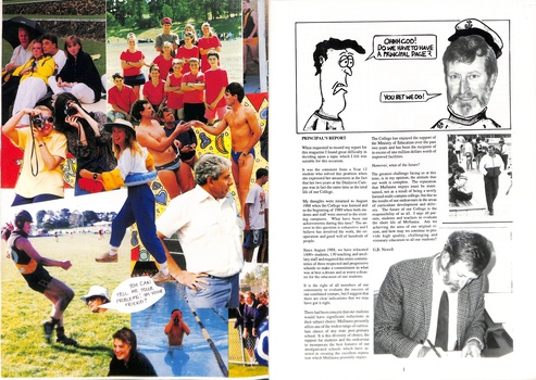School magazine of Mullauna Secondary College.  PG 2