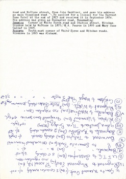A list of coach and mail routes from 1862 - 1876. 