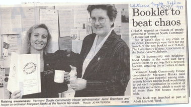 Newspaper, Booklet to beat chaos, 1/09/1997 12:00:00 AM