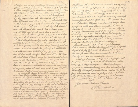 Letter of resignation, 19 December 1854, from W. Bennett Hull to the Surveyor General