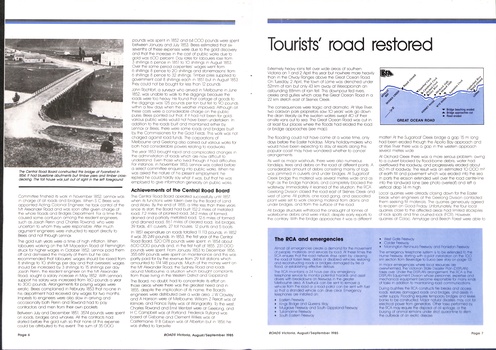 Issue of Roads Victoria  August / September 1985 