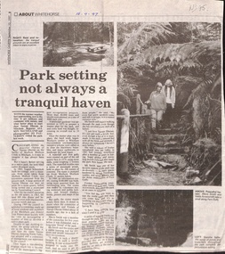 Short history of Yarran Dheran on the banks of Mullum Mullum Creek in Mitcham.