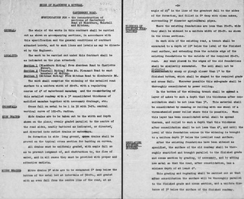 Shire of Blackburn and Mitcham specification and standard for reconstruction of sections of Canterbury Road at Blackburn 'Tunstall' (now Forest Hill) and Mitcham, 21 December 1932.