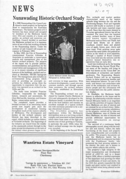 In 1988 Nunawading City Council purchased 2.5 hectares of an historic property 