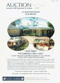 Pamphlet - Advertising brochure, Alta Mira, 1/09/1997