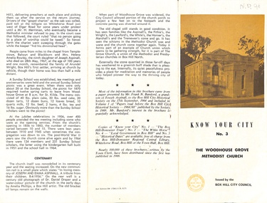 Pamphlet, Know Your City No.3, 1/10/1971 12:00:00 AM