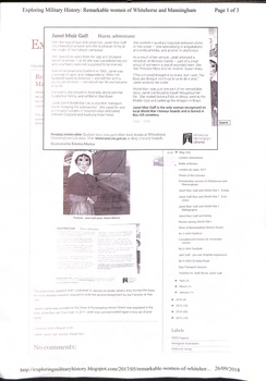 History of the life of Janet Muir Gaff  - Page 3