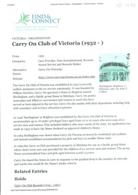 Document, Tracey Dutton House, 1964 -1970
