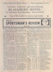 Magazine - Periodical, Wilson's Sportsman's Review, 30/07/1988 12:00:00 AM
