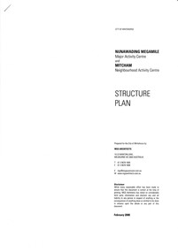 Mitcham Strategy Plan 2008, front page
