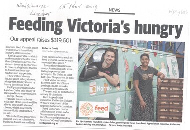 Article, Eat Up Australia, 25/11/2019