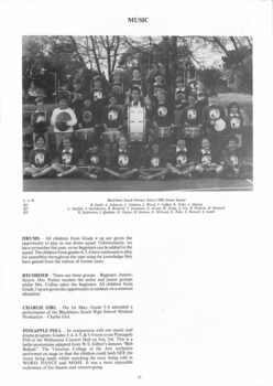 Blackburn South Primary School Yearbook 1986 -Drum Squad
