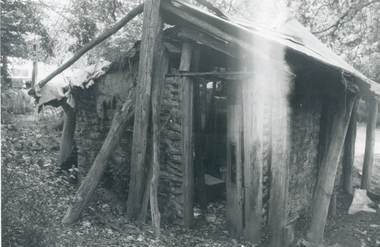Photograph, Wattle and daub hut, C.1970