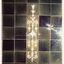 Coloured photo of tiles in South British Building, 19-25 Queen Street, Melbourne.  Demolished 1972