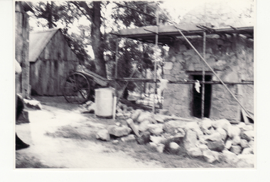 Photograph, Smokehouse, Schwerkolt Cottage, 1976
