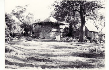 Photograph, Smokehouse, Schwerkolt Cottage, 1975