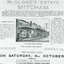 Black and white photo of sales brochure for McGlone's Estate, Mitcham, 4/10/1924