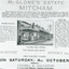 Black and white photo of sales brochure for McGlone's Estate, Mitcham, 4/10/1924