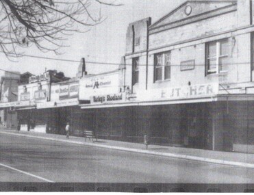  B/W strip photo of South Parade and Gardenia Street 