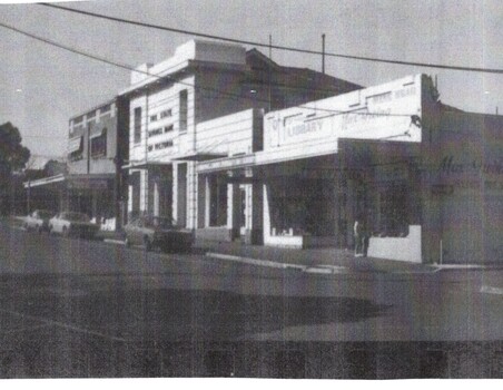  B/W strip photo of South Parade and Blackburn Road 