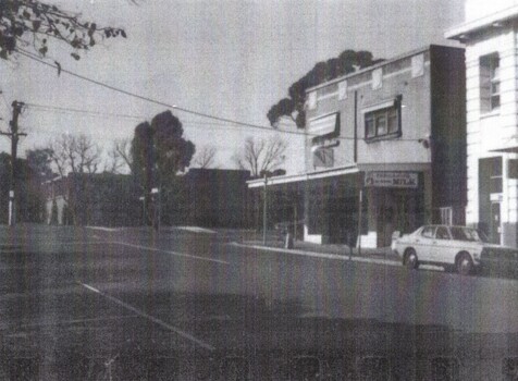B/W strip photo of South Parade and Blackburn Road Blackburn