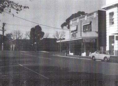 B/W strip photo of South Parade and Blackburn Road Blackburn