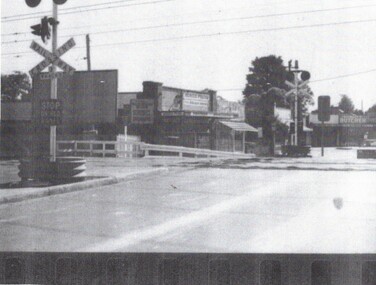 B/W strip photo of South Parade and Blackburn Road . 