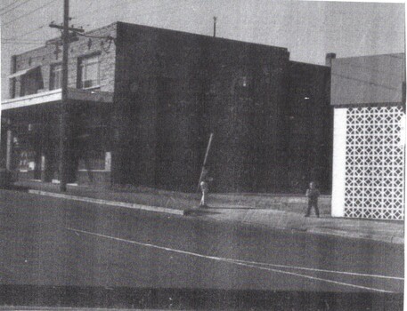  B/W strip photo  of Railway Road Blackburn.