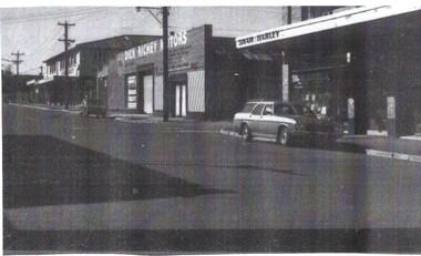  B/W strip photo of Railway Road Blackburn.