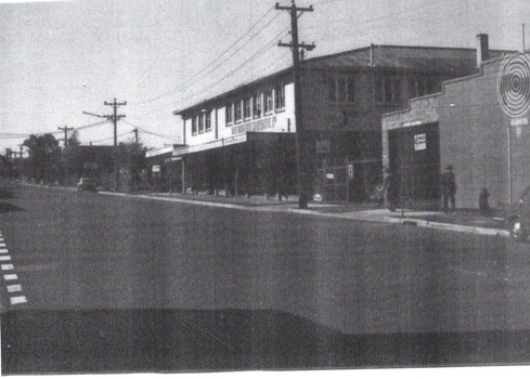 B/W strip photo of Railway Road Blackburn.