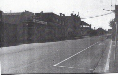 B/W strip photo of Railway Road Blackburn.
