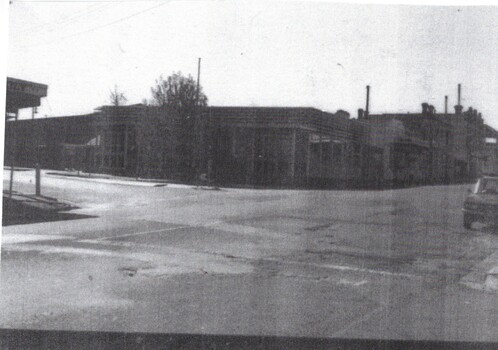 B/W strip photo of Railway Road Blackburn.
