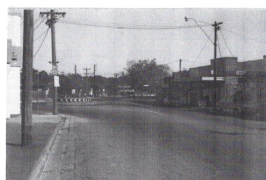 W strip photo of Railway and Blackburn Roads and entrance to Cool Stores.