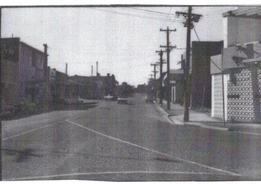 B/W strip photo of Railway and Blackburn Roads .