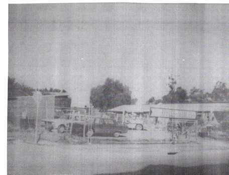  B/W strip photo of Blue Moon Cool Stores, Blackburn.