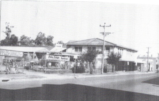  B/w strip photo of Blue Moon Cool Stores, Blackburn.