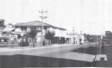 B/W strip photo of Blue Moon Cool Stores, Blackburn.